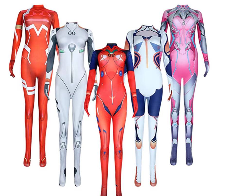 新世紀エヴァンゲリオン 風 コスプレ 全身タイツ 綾波レイ プラグスーツ コス 衣装 白 s 160