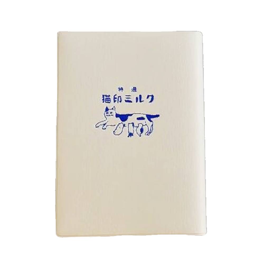 プレゼント 日本製 ギフト ベージュ 女の子 男の子 合皮素材 ブックカバー 箔押し 文庫本カバー   白