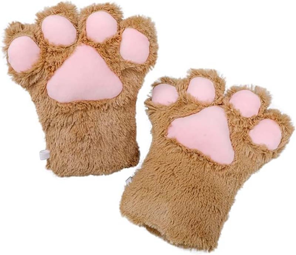 レディース ネコ 猫 メイド 衣装 手袋 グローブ ハロウィン コスプレ イベント ぬいぐるみ ブラウン｜ブラウン - 画像7