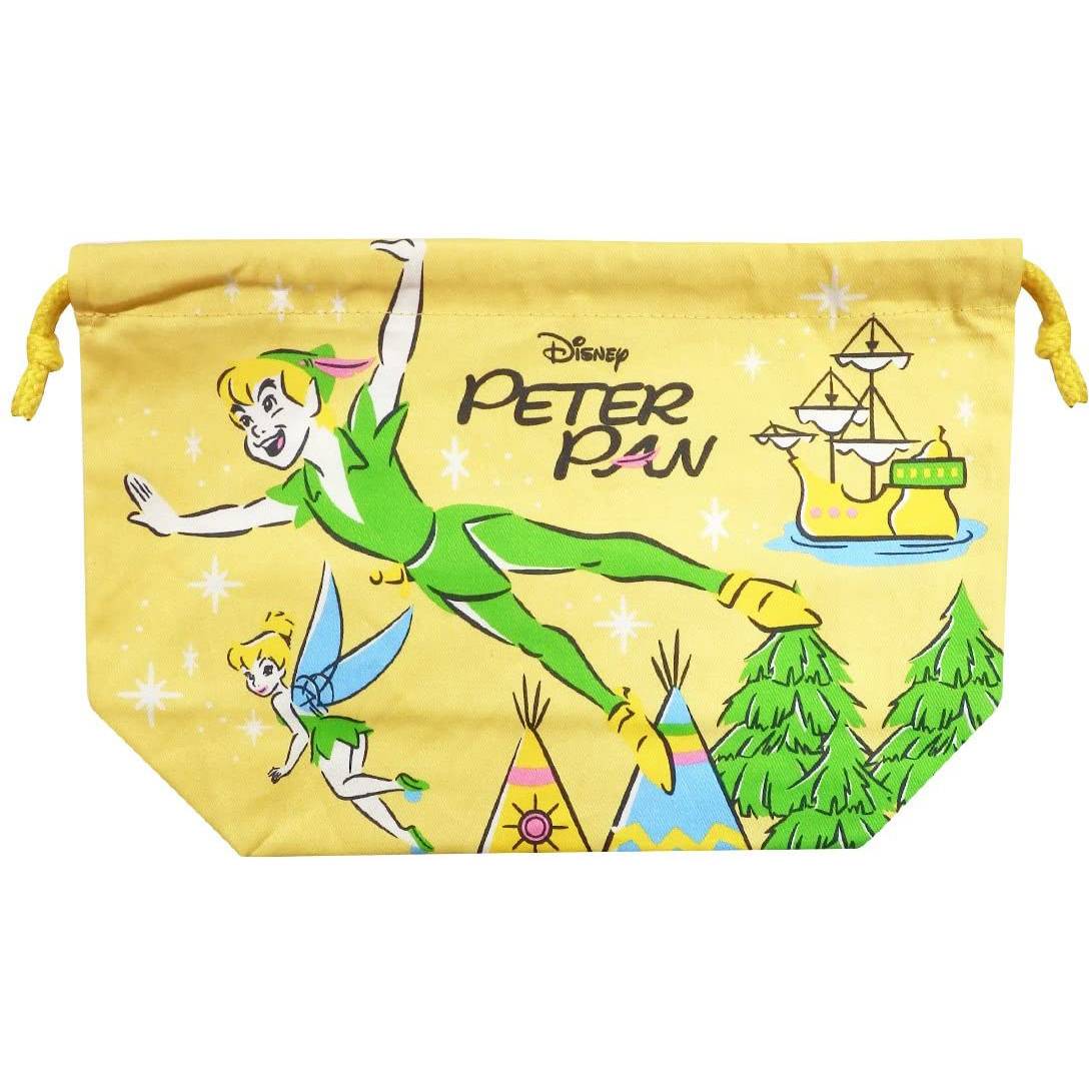 お弁当袋 ピーターパン ランチ巾着 お弁当箱入れ バッグ きんちゃく袋 ランチケース ディズニー かわいい おしゃれ - 画像1