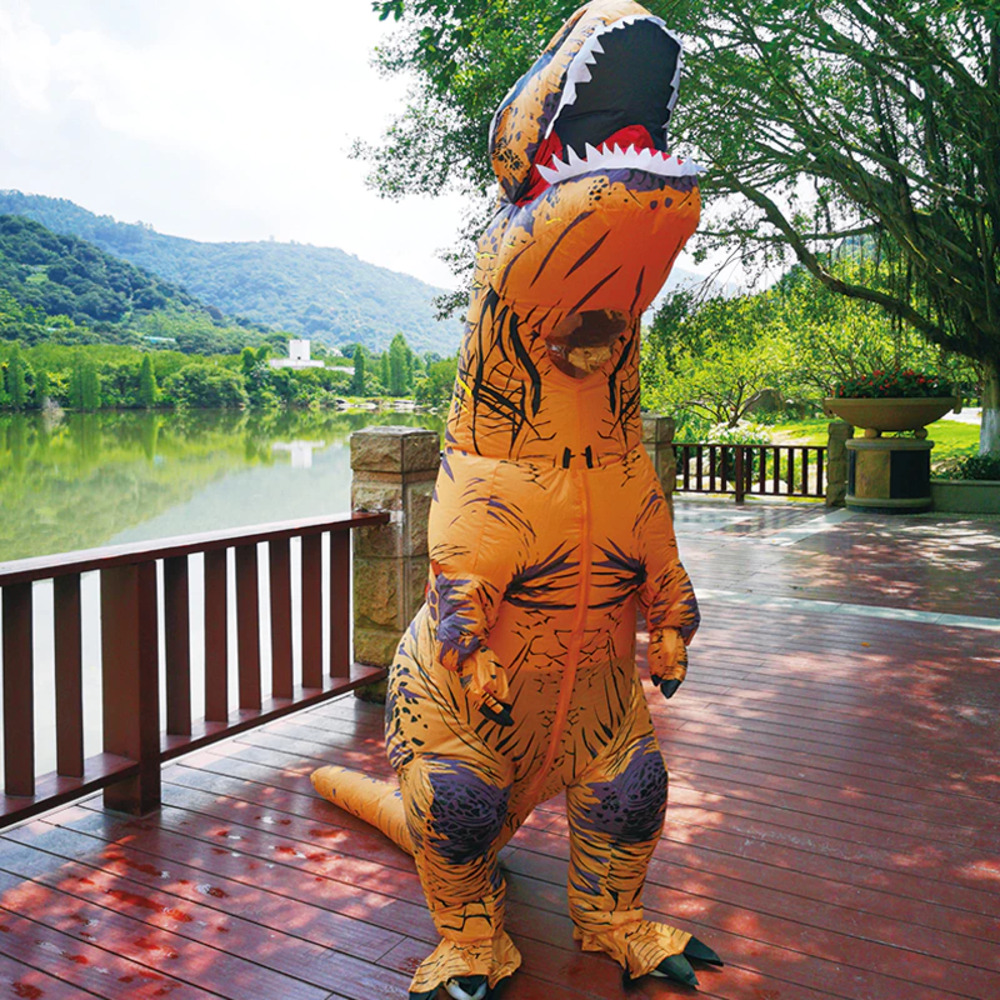 Dinosaur costume, animal costume, Tyrannosaurus Rex, monster costume, event, prank, Halloween, adult size｜Adult - 画像2