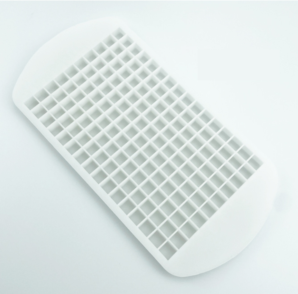 Ice cube tray, freezer, 160 pieces, silicone mold, for whiskey and cocktails, clear.｜Clear - 画像2