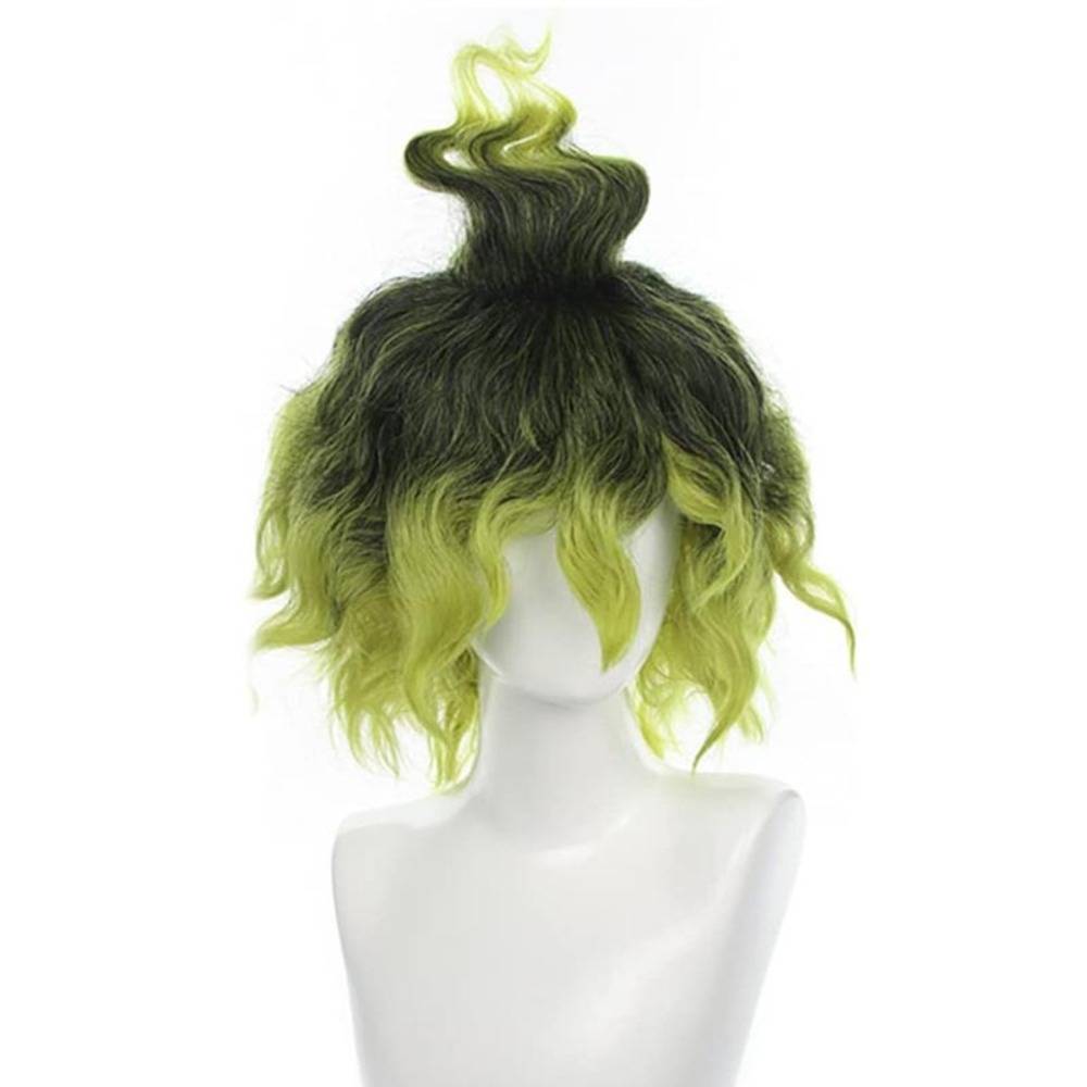 妓夫太郎 ぎゅう ウィッグ コスプレ グラデーション カラー 鬼滅の刃 ハロウィン 学園祭 ベント