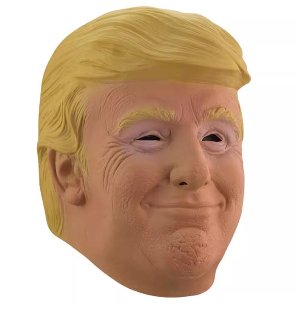 マスク ドナルド トランプ アメリカ 大統領 リアル シリコンマスク 仮面 ハロウィン コスプレ 被り物 イベント ホラー フェイスカバー 忘年会 仮装 ウィッグなし