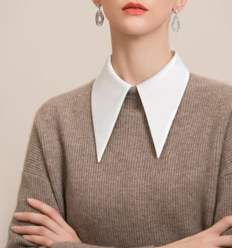 レディース フリル つけ襟 おしゃれ セーター スウェット ブラウス アクセサリー 