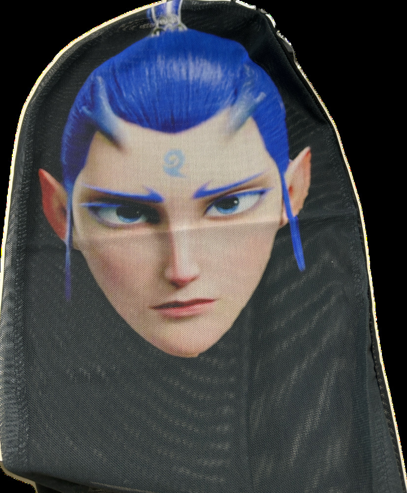 3Dプリント メッシュ マスク 敖丙 龍 竜  魔童の大暴れ ナタ ナーザ 魔童降臨 プリントマスク 仮面 ハロウィン 敖丙