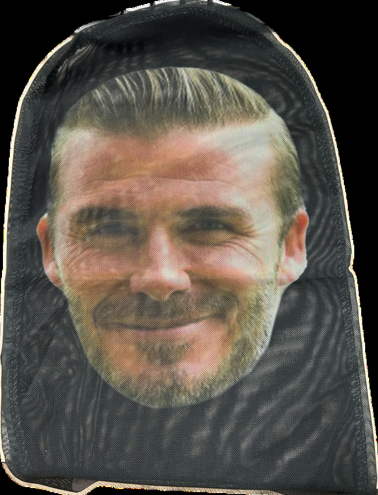 面白い3Dフェイス プリントマスク 仮面 マスク メッシュ   デビッド・ベッカム