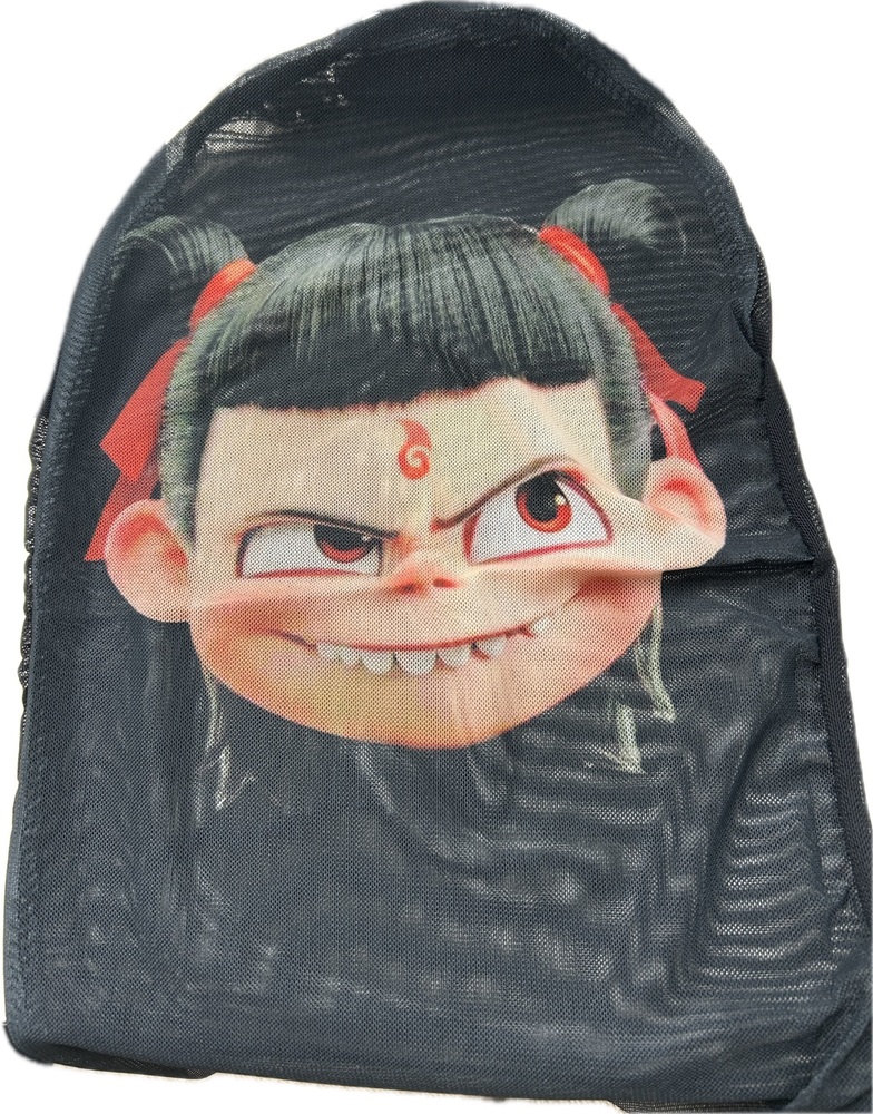 ナタ フェイスマスク ナーザ 魔童降臨 プリントマスク 仮面 メッシュ コスプレ ハロウィン ナタ1