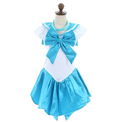 セーラー服 コスプレ 衣装 セーラームーン マーキュリー 忘年会 余興 ブルーMサイズ｜カラー ブルーMサイズ - 画像2
