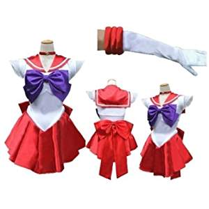 ハロウィン 美少女戦士 セーラームーン セーラーマーズ セーラー服 アニメ ｜XLレッド - 画像2