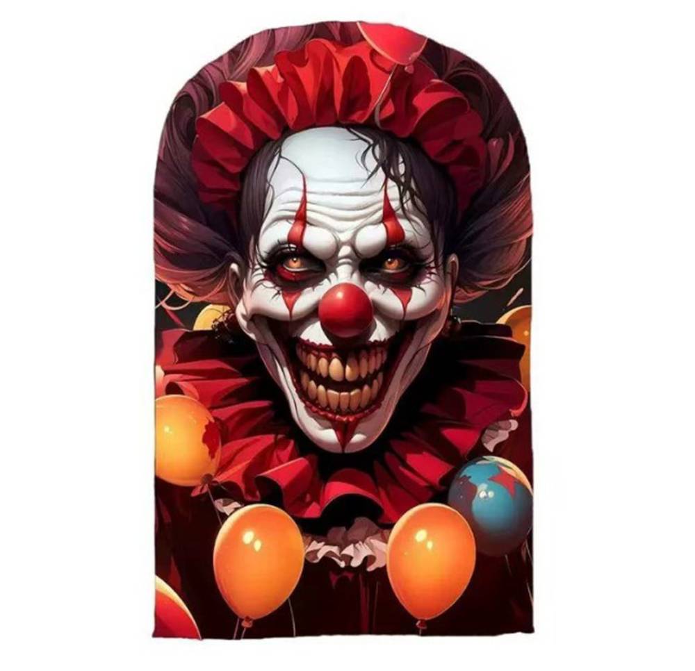 ハロウィン 3D仮面 ホラー 被り物 鬼 フェイス プリントマスク メッシュ コスプレ ジョーカー