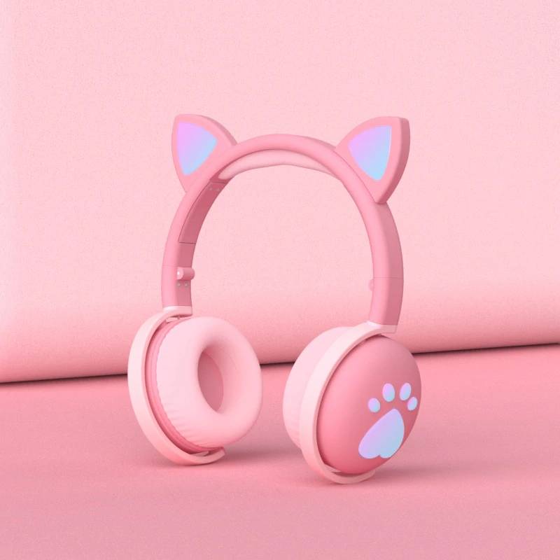 ワイヤレス ヘッドフォン 猫耳 bluetooth Aikswe グローイング かわいい ゲーマー