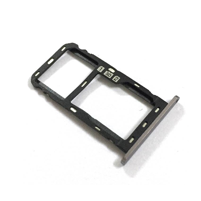 アスース エイスース Asus Zenfone 5 2018 Gamme ZE620KL SIM カード トレイ スロット ホルダー アダプター ソケット 修理 部品 SD｜銀