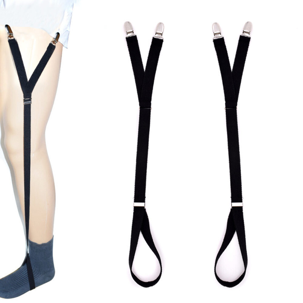 Men's shirt garter, shirt stopper, anti-slip, band, shirt holder, hem fix, strap, adjustable, business uniform｜B - 画像4