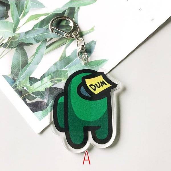 Among Us キーホルダー 宇宙人狼 アクリル カラフル ギフトキ ーホルダー 装飾 アクセサリー キーリング  アマングアス アマンガス アモングアス
