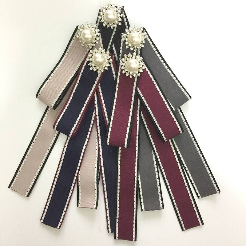 ボウタイ リボン ボウブローチ ネクタイアクセサリー ファッション ラインストーン サンフラワーブローチ 女性用 女の子 服 ピンアクセサリー|ブローチ| 