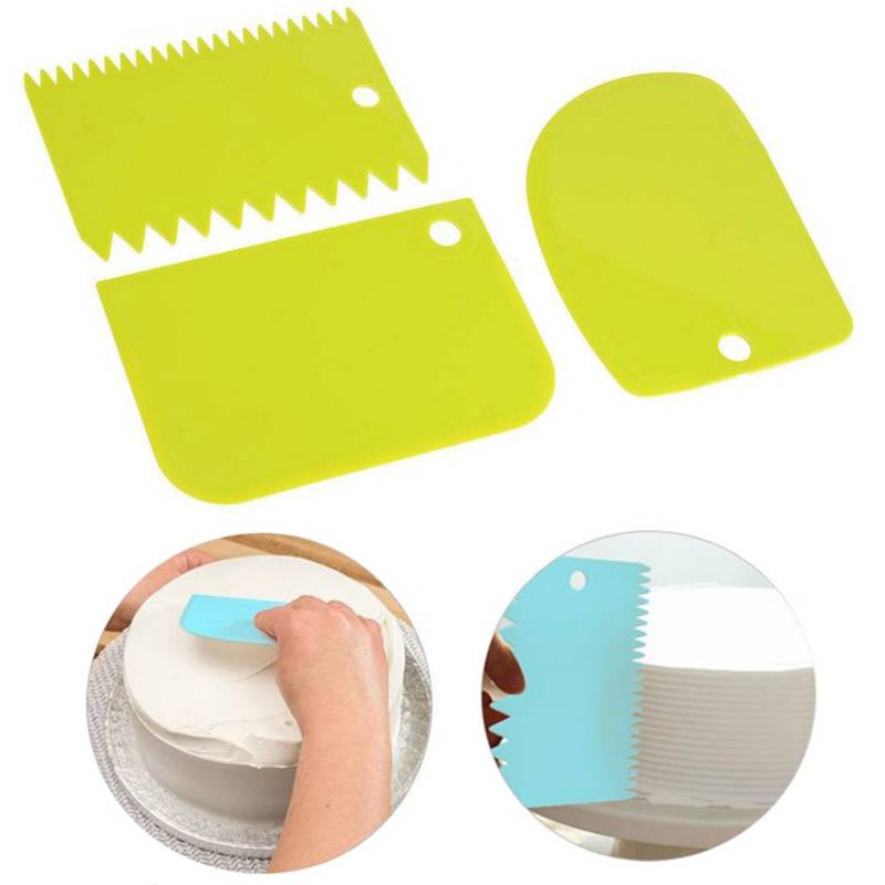 Helpa Pate Repair, Valentine's Cake Decoration, Baking, Homemade, Whipped Cream, Spatula Set (3 pieces), Green｜Green - 画像2