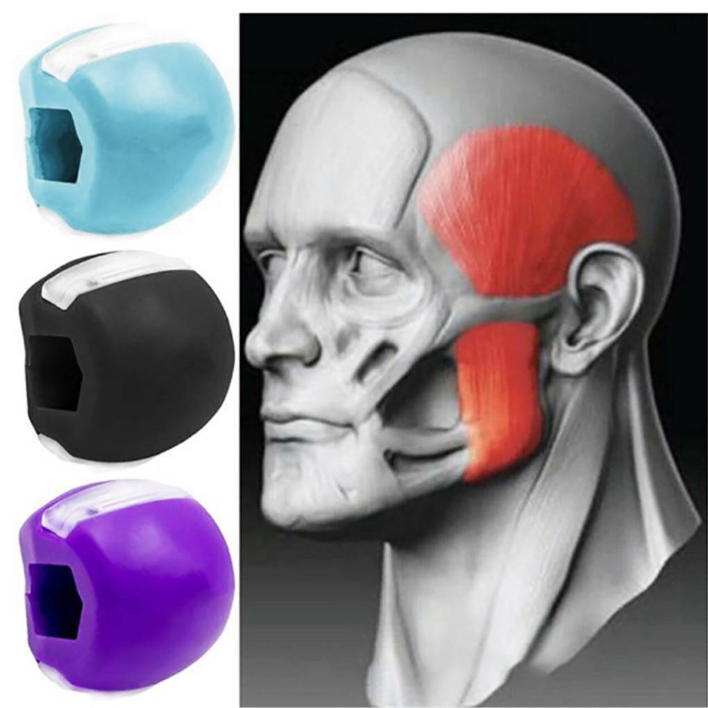 Face yoga ball, fitness ball, exercise, sternocleidomastoid muscle, facial line, slimming｜Blue - 画像2