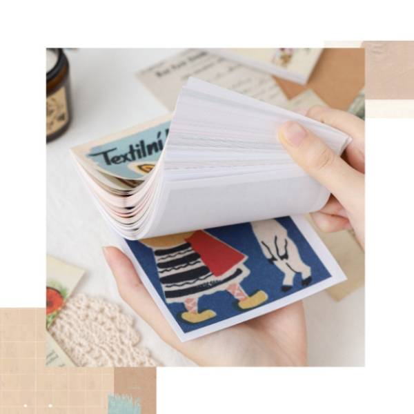 レトロ ステッカー オフィス 学校 レシピ キノコ デザイン アンティーク コラージュ 