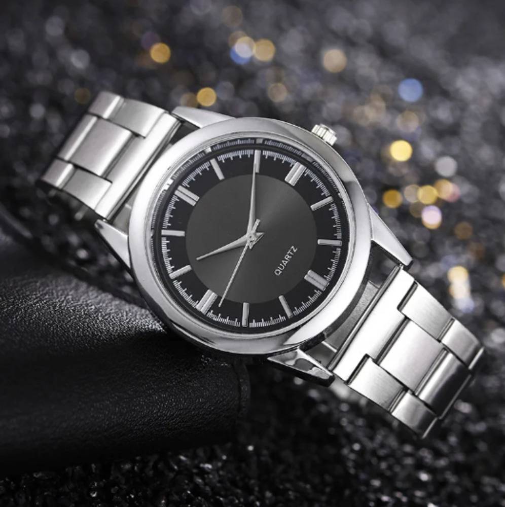 メンズウォッチ 高級ステンレススチールアナログクォーツビジネス腕時計 マンミリタリーウォッチ |クォーツウォッチ| 