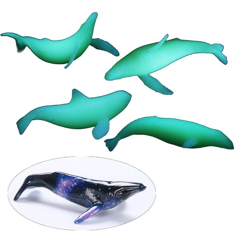 Whale Resin 5-Piece Set Mini DIY Filler Mold Art Decoration Summer White｜White - 画像2