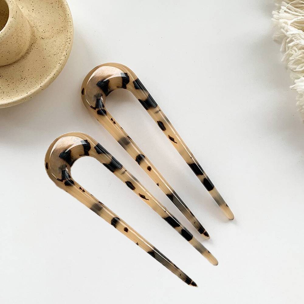 簪 かんざし ヘアピン U字 ヘア ヘアアクセサリー 髪留め 浴衣 着物 和装 和風 べっ甲｜べっ甲 - 画像4