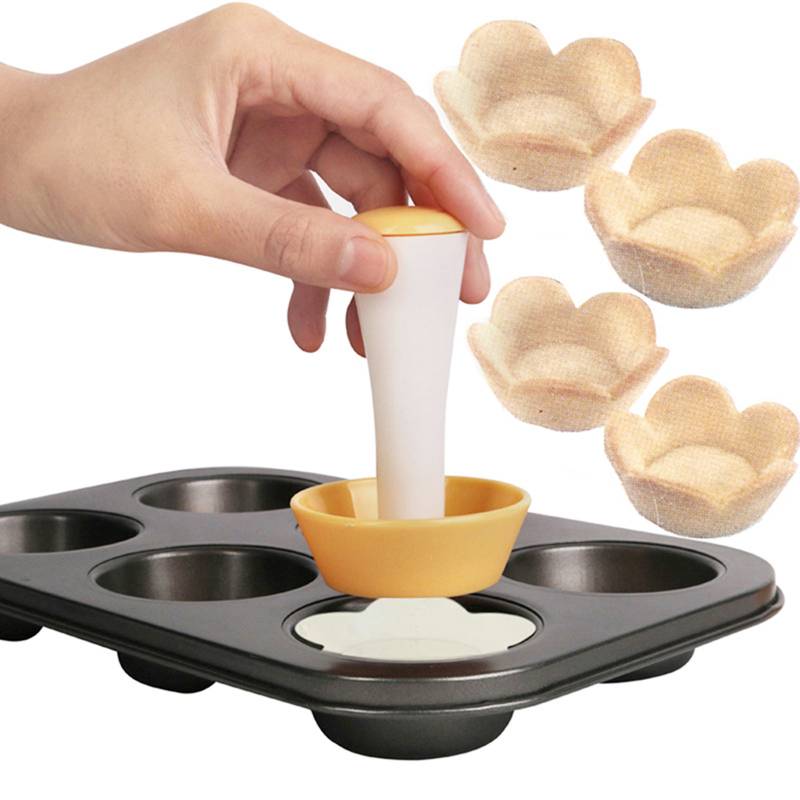 ペストリー タンパー タルト シェルモールド フラワー バレンタイン お菓子作り 生地   ピンク