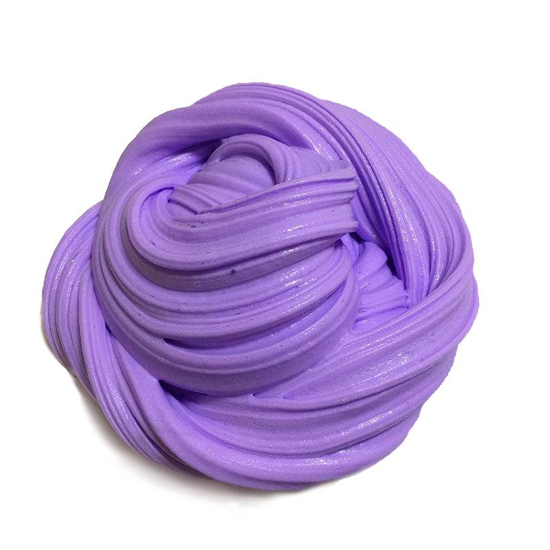 Slime, 30g big pack, Hand Gum, Playdough, Fluffy Foam, Light Clay, Purple｜Purple - 画像2