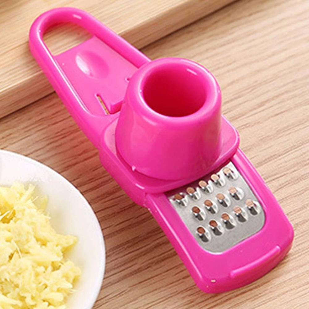 Garlic, Ginger, Slicer, Grater, Kitchen, Vegetables, Cooking, Easy, Seasoning, Red｜Red - 画像4