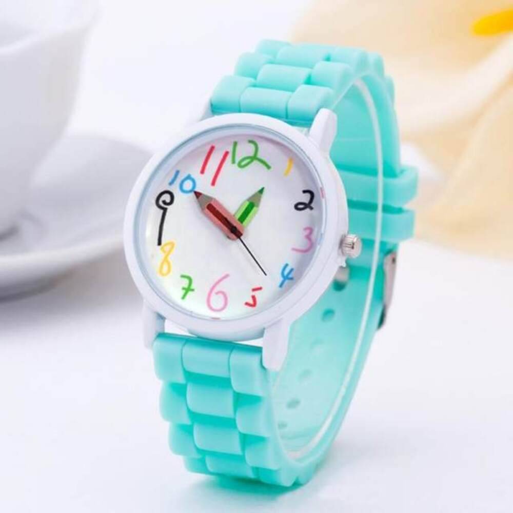 Children's Watch, Smart Watch, Kids Watch, Quartz, Mint Green｜Mint green - 画像3