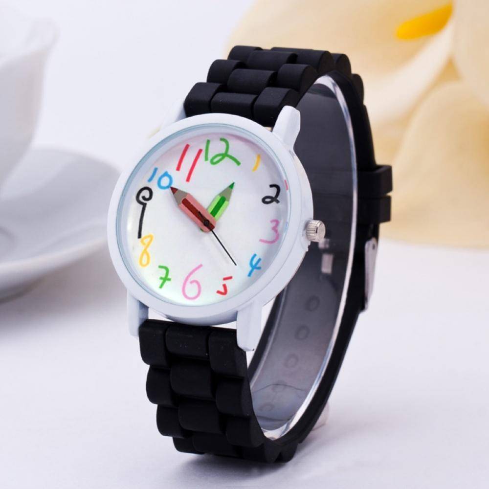 Kids' Watch, Smart Watch, Fashion Kids Watch, Quartz, Boys & Girls, Silicone, Black｜Black - 画像3