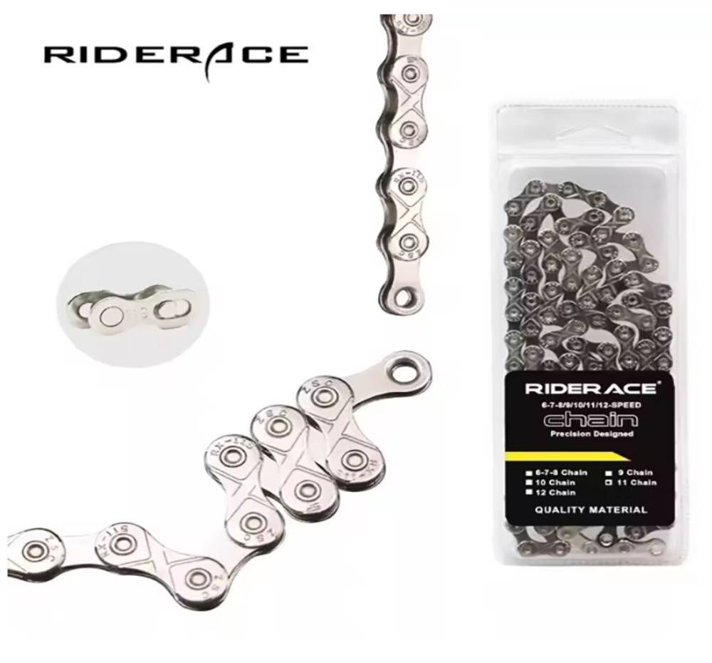 自転車 チェーン シルバー 超軽量 変速用 MTB ロードバイク コンポーネント 高耐久  