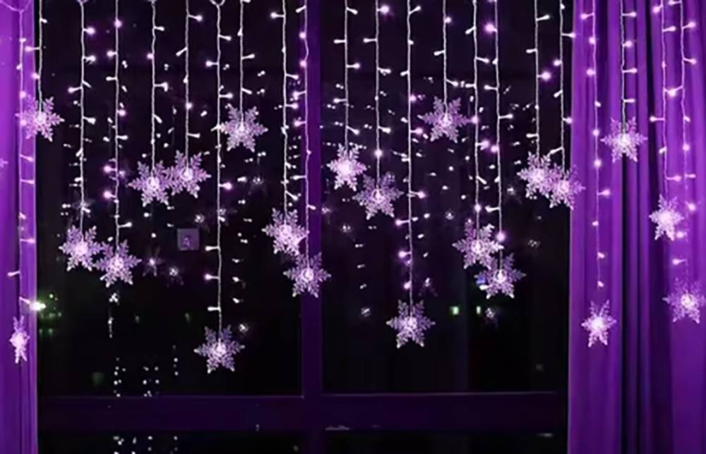 ライト led クリスマス 飾り オーナメント クリスマス飾り イルミネーション 紫110Ｖ