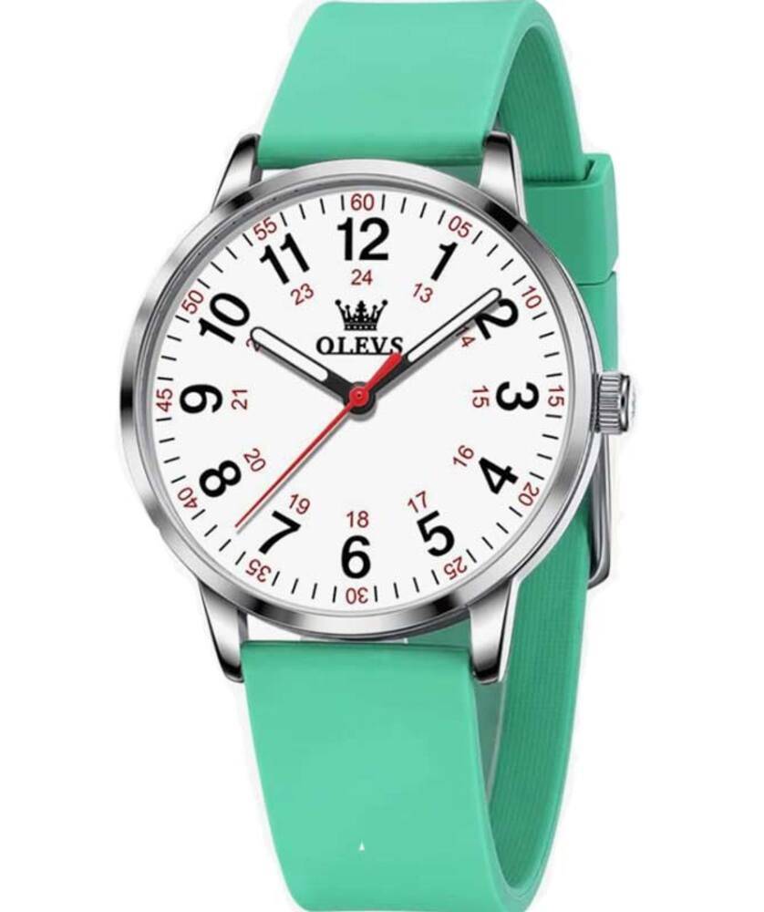 レディース おしゃれ ファッション ブルー 防水 女性用 時計 腕時計 アナログ  グリーン