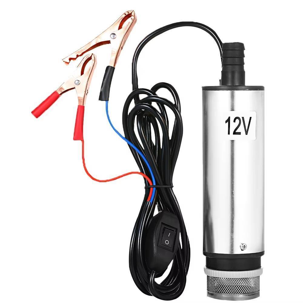 水中ポンプ 12V 24V DC バッテリー接続 車用 灌水 給油 給水 井戸 農業 ポータブル 