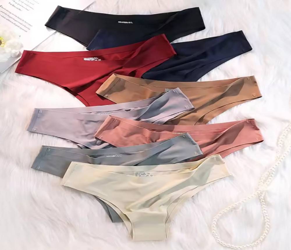 シームレスショーツ レディース パンティー アイスシルク 超薄型 ローウエスト 下着 セクシー  