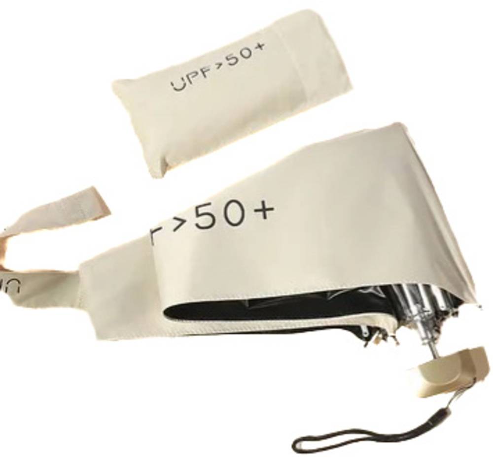 UV 可愛い シンプルデザイン 日除け 超軽量 晴雨 女性用パラソル クリーム