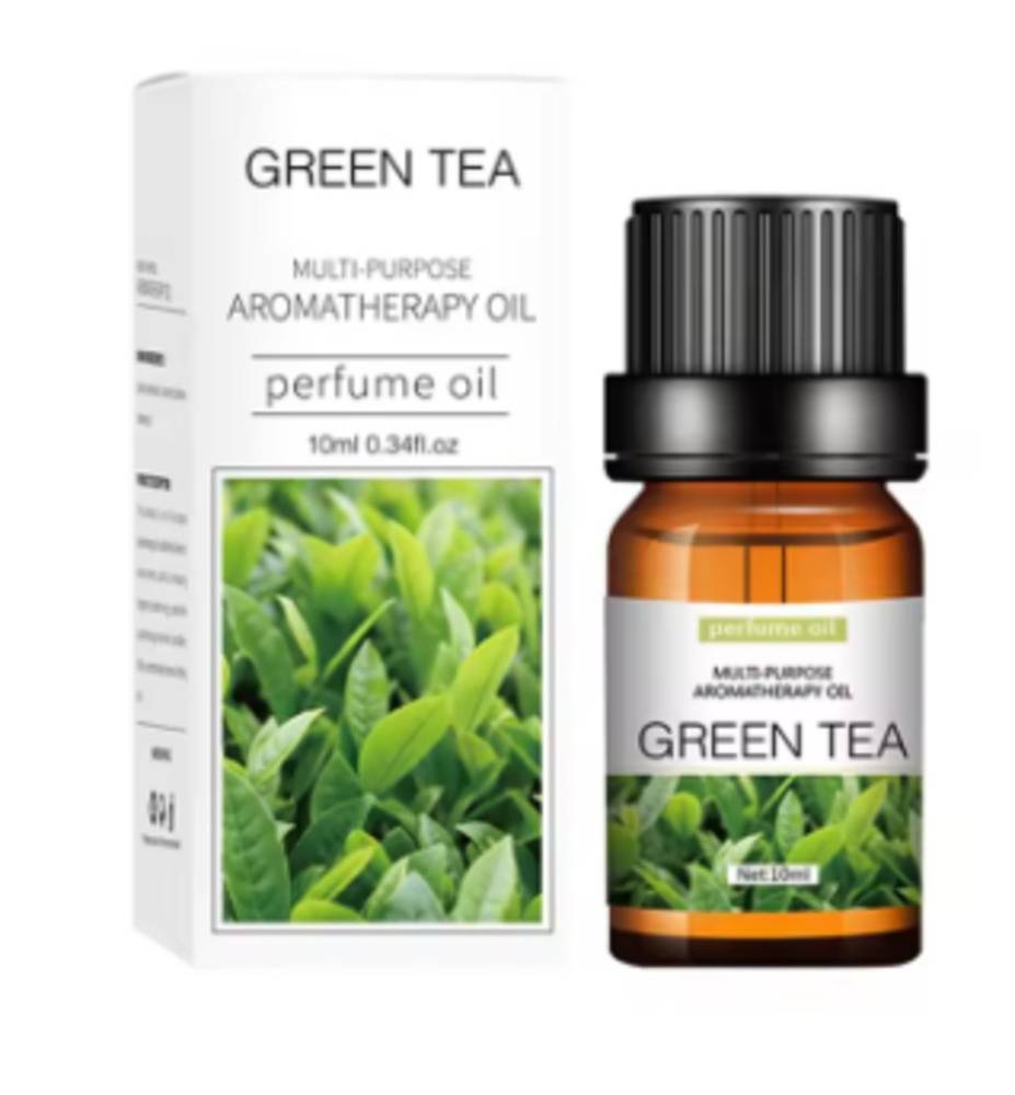 アロマオイル エッセンシャルオイル ディフューザー 香り 虫除け マッサージ リラックス 10ml  グリーンティー