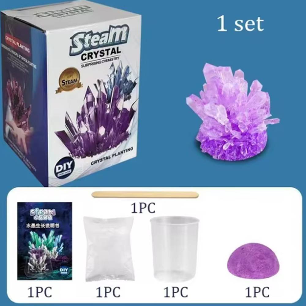 クリスタルキット 子供 研究 おもちゃ 魔法 成長 魔術 科学 実験 教育  プレゼント ギフト
