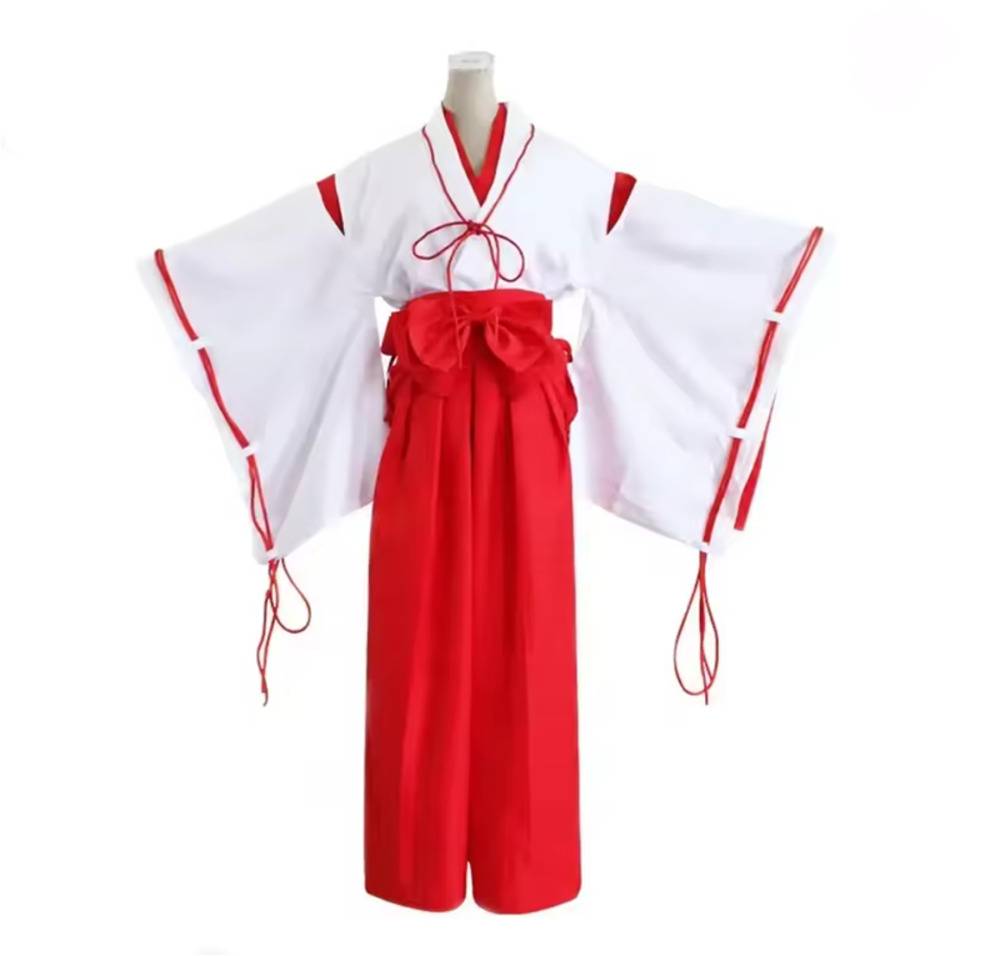  巫女服 コスプレ 和装 袴 巫女  仮装  レディース 文化祭 学園祭 お祭り ハロウィン   M