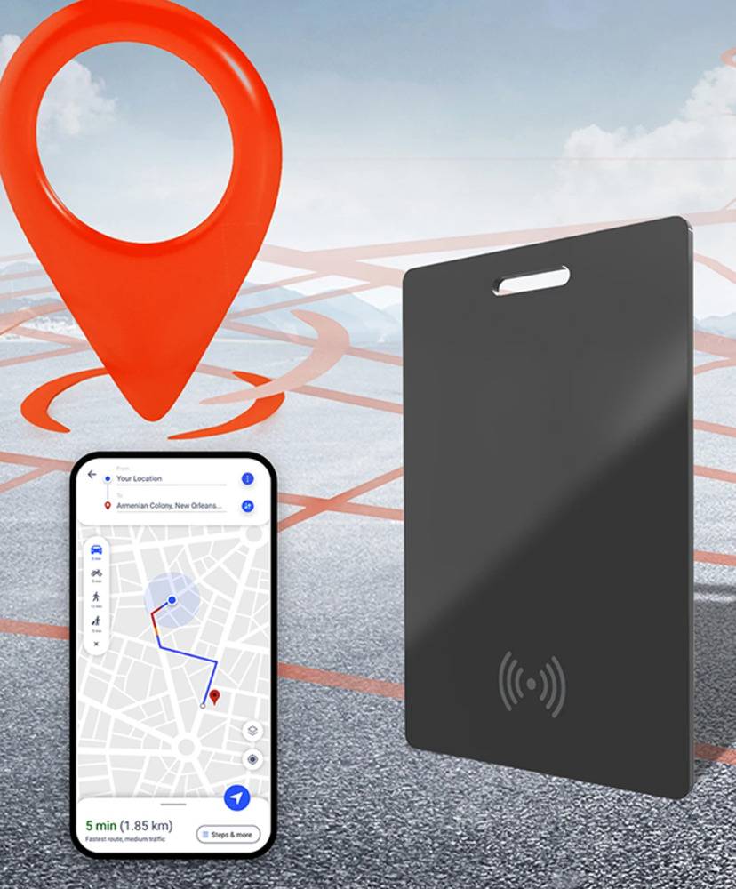 追跡カード スマートトラッカー 財布 超薄型 GPS 位置情報 紛失防止 ワイヤレス充電 海外旅行