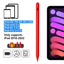 Apple Pencil用 タッチペン 2022 2021 2020 2019 2018 レッド