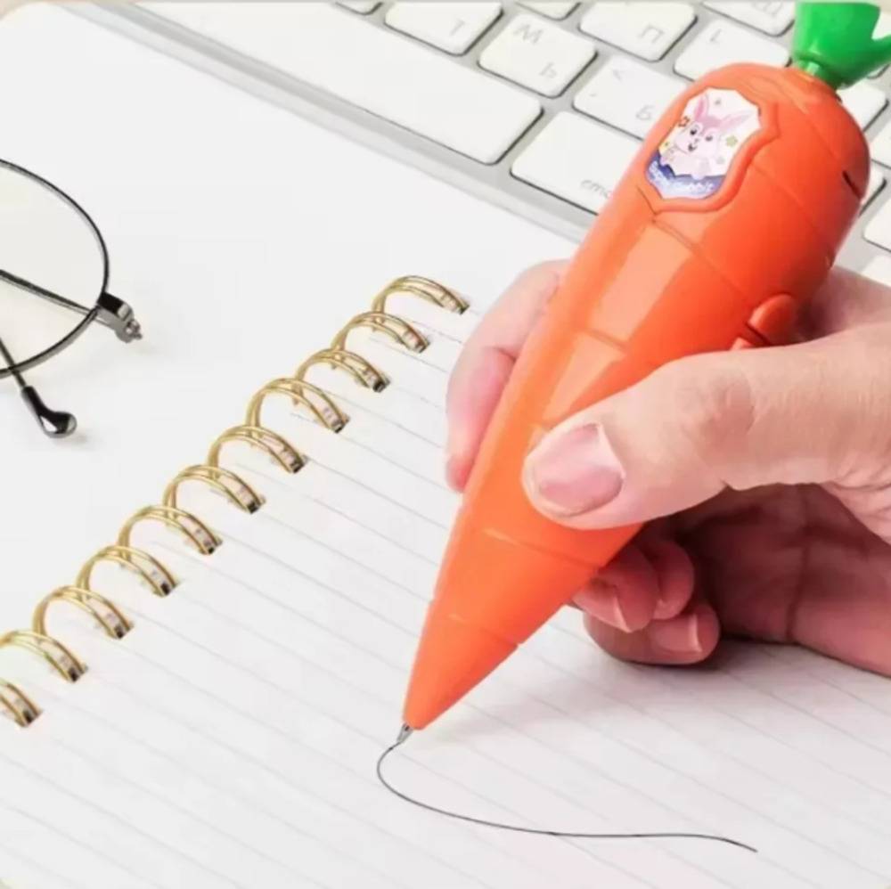 にんじん ボイス レコーダー ペン 2in1 ノベルティ 文具 面白 かわいい ボールペン 