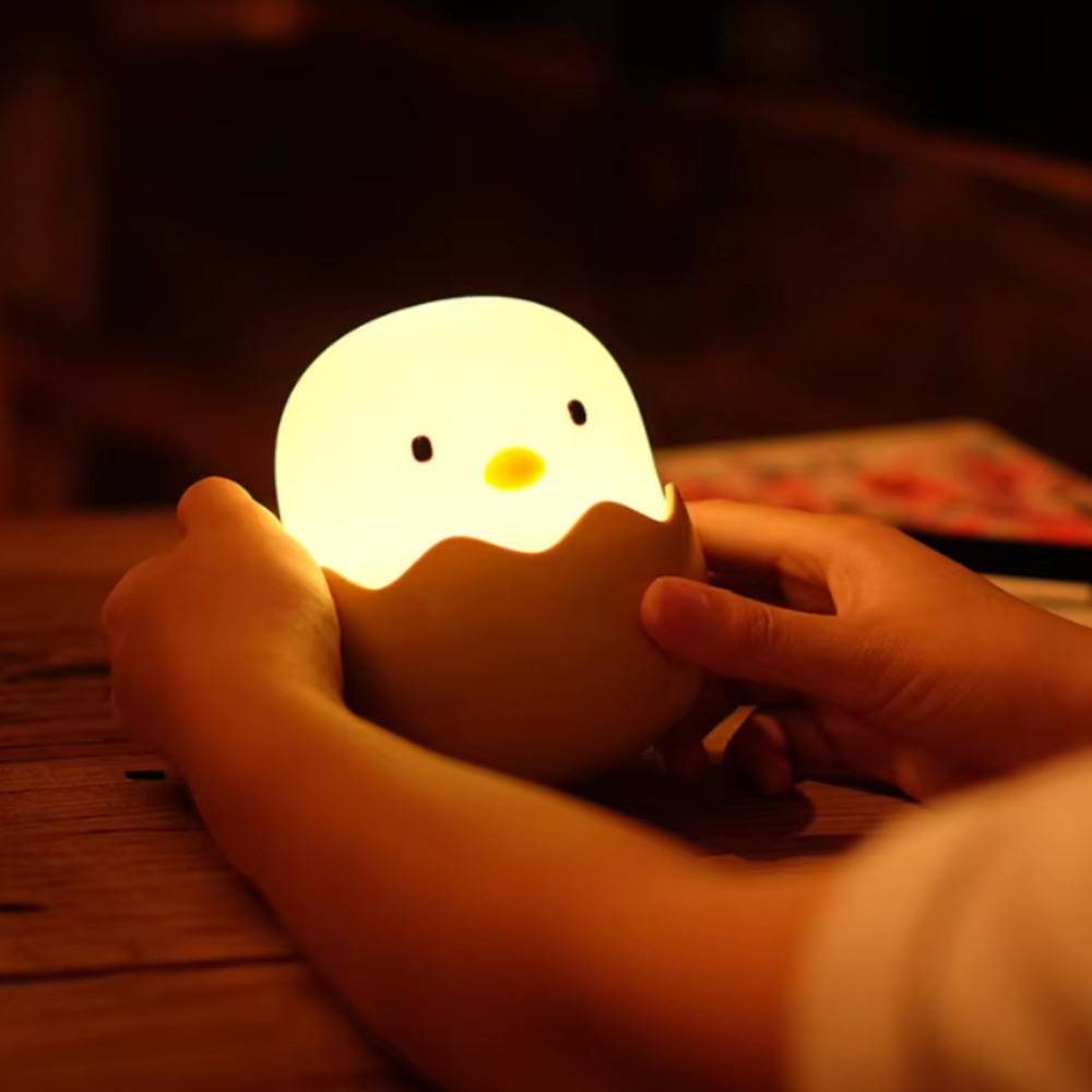ひよこライト ナイトライト ベッドサイドランプ USB 常夜灯 タッチ式 テーブルライト かわいい インテ 
