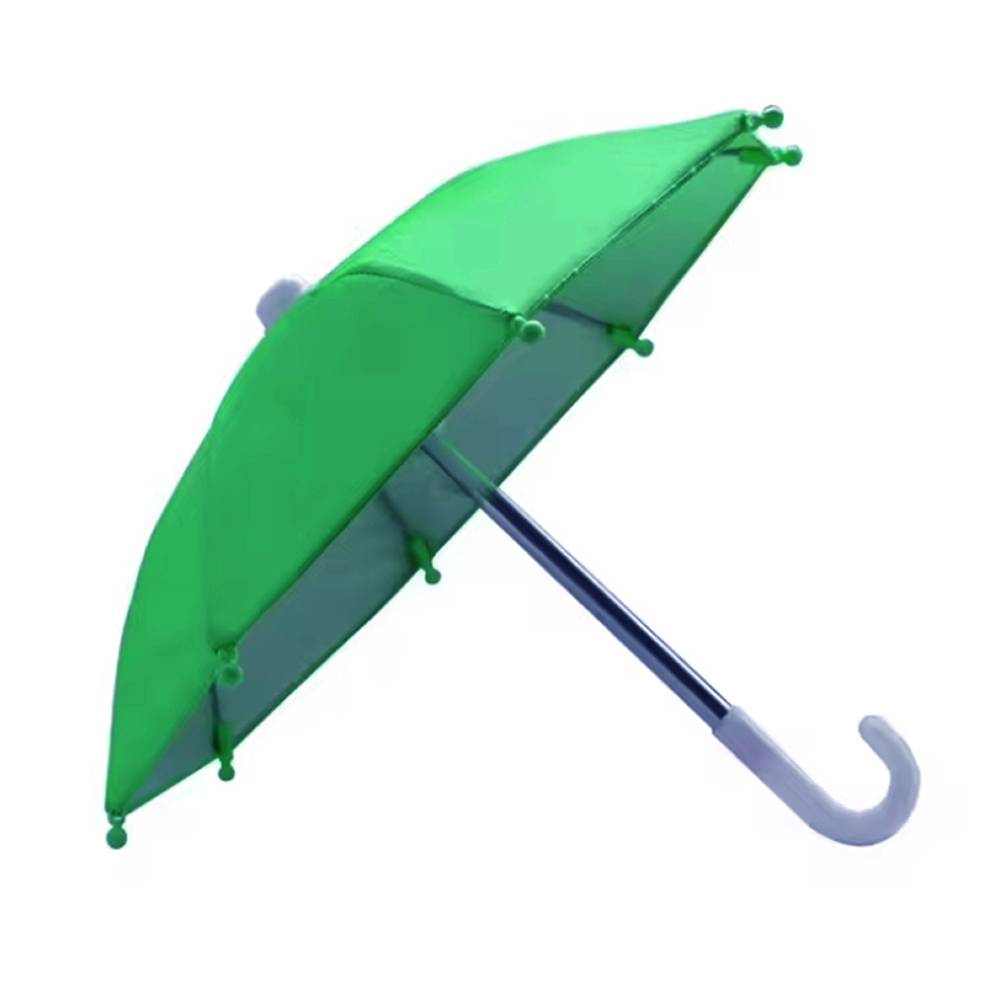 スマホ ミラー 雨除け バイク オートバイ 自転車 ホルダー ツーリング ミニ傘 パラソル 便利 緑