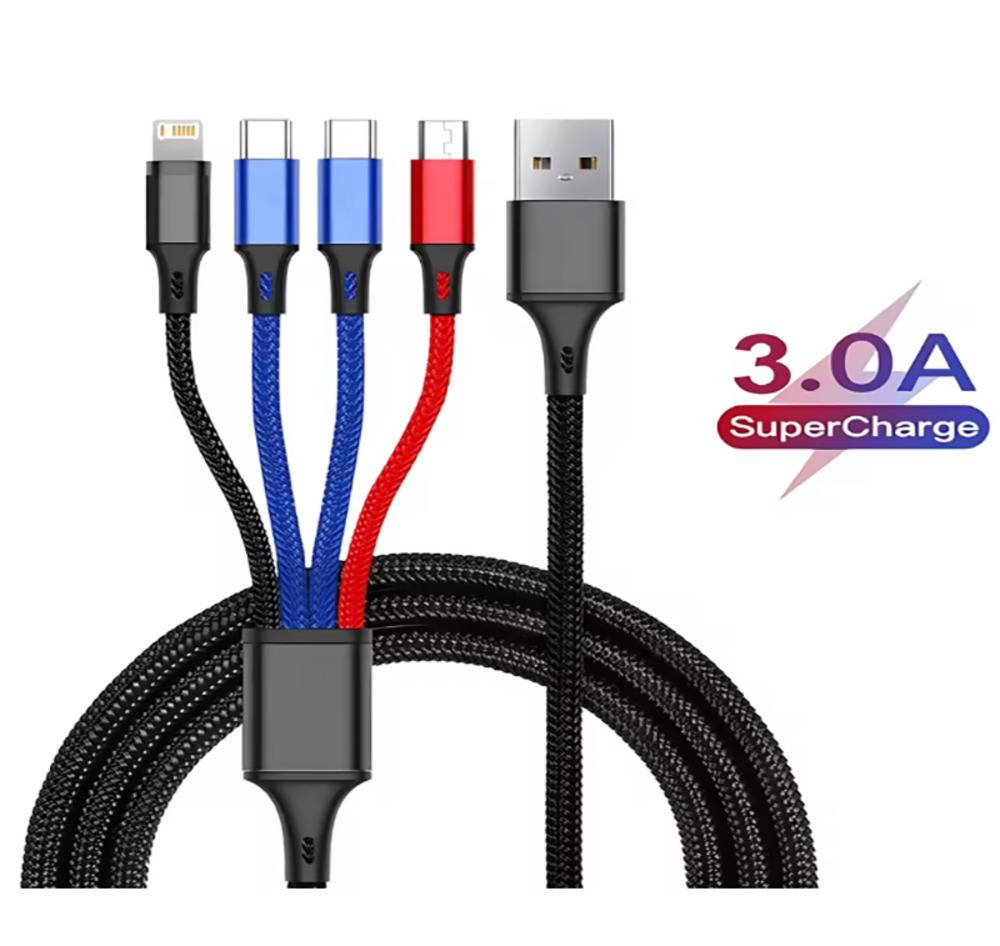 マルチ充電 ケーブル 高速充電 TypeC 対応 iPhone Pro Mini Android 