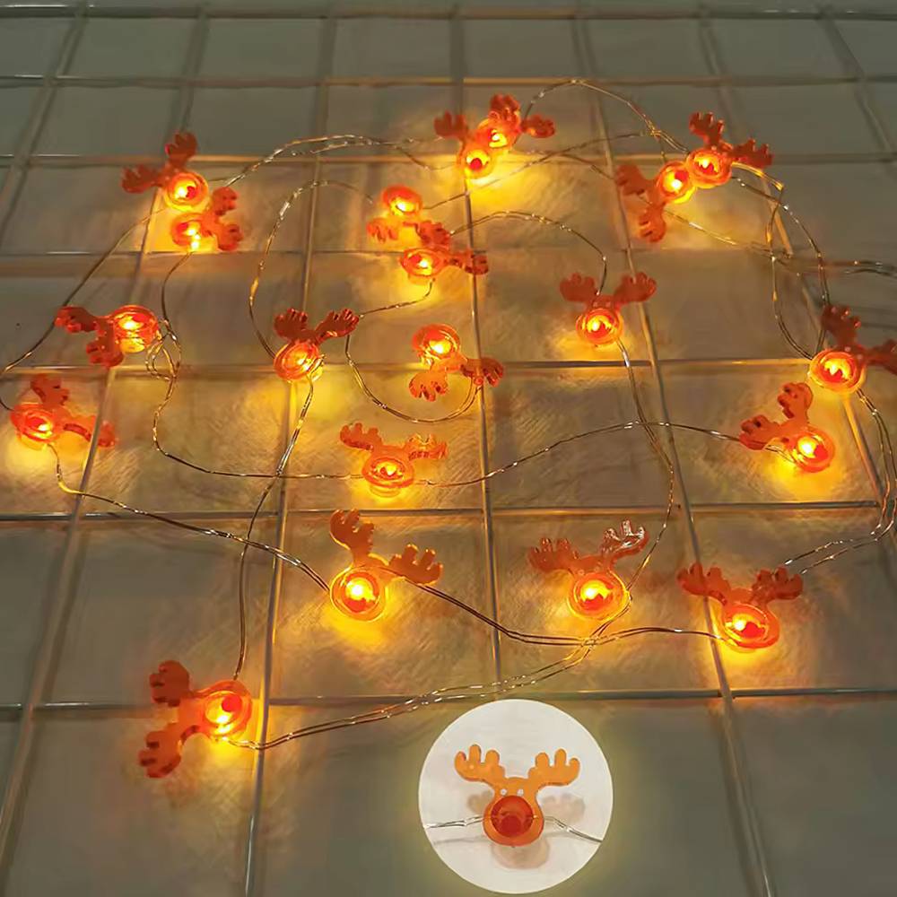 クリスマス トナカイ イルミネーション 1メーター 鹿角 LED かわいい ライト 飾り 室内外