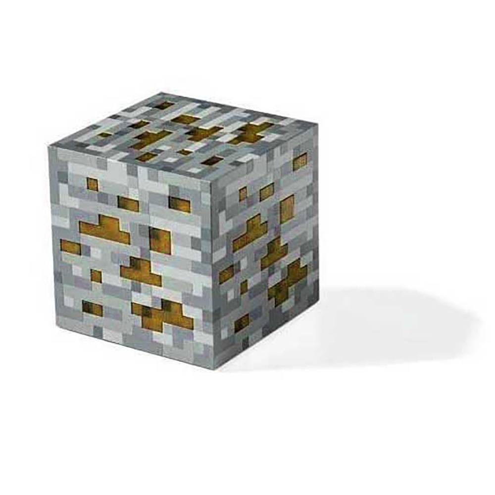Gold ore, Light, Minecraft game, Minecraft, toys, interior, ore, gift, USB｜Orange rechargeable - 画像2