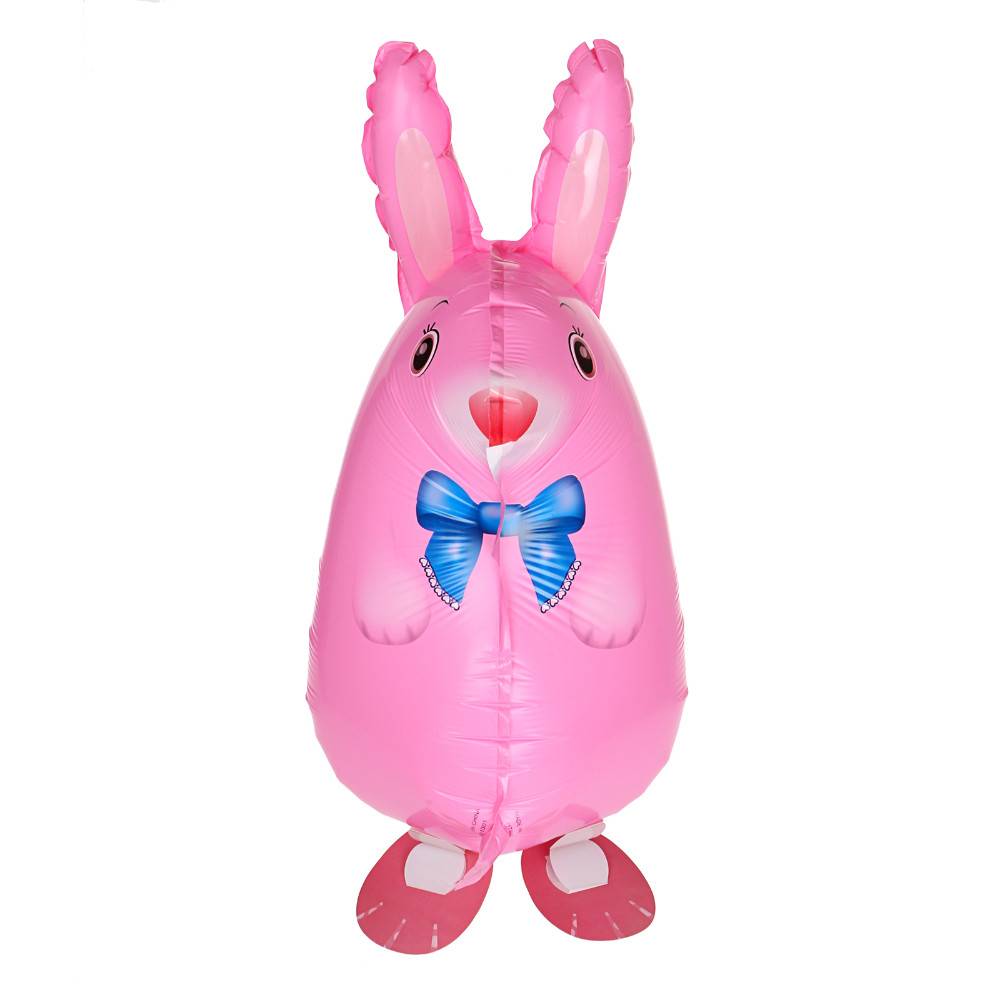 動物 風船 誕生日 イベント キッズ 子ども アニマルバルー  ピンクのウサギ - 画像1