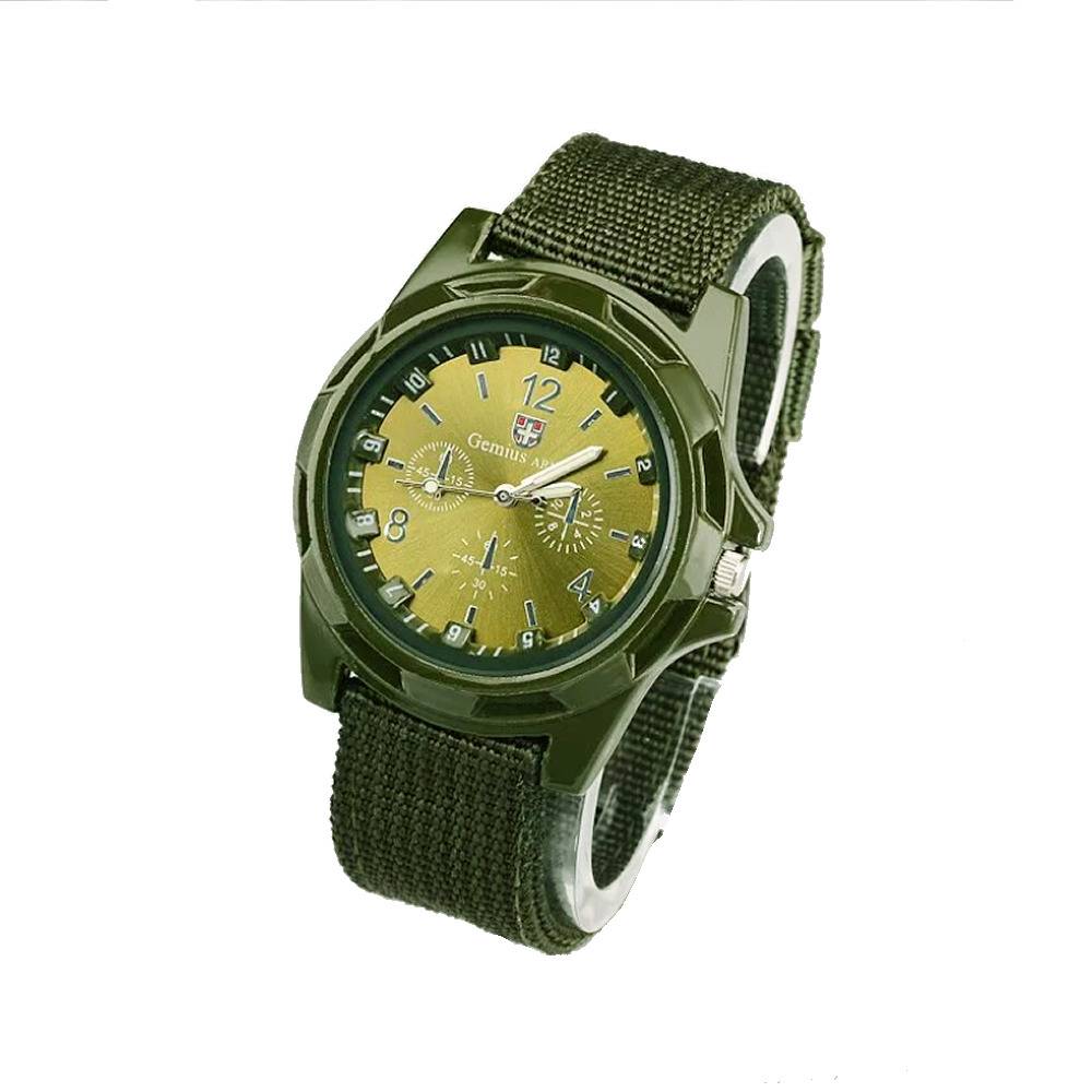 Men's wristwatch, lightweight, sports, military, stylish, gift, Father's Day, green｜Green - 画像6